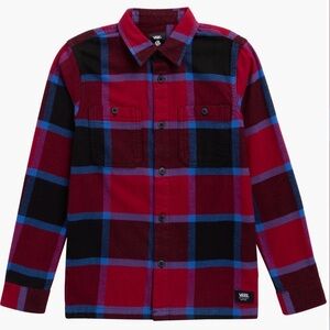 Vans Kids Larkspur Buffalo Check Flannel